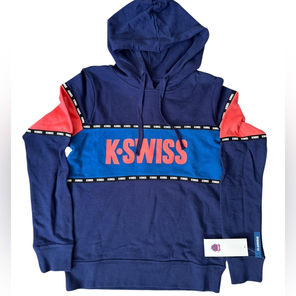 NWT K-Swiss Sweatshirt Hoodie sz S